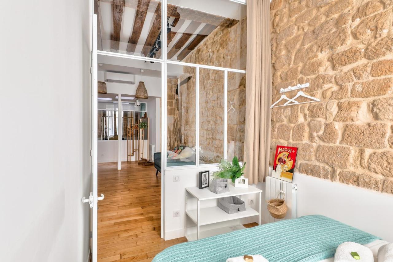 New Stunning 4 Bdrs Apt, With Ac - Le Marais Paříž Exteriér fotografie